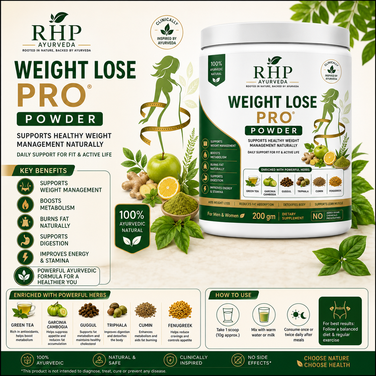 RHP WEIGHT LOSS POWDER 30DAYS CHALLENGE