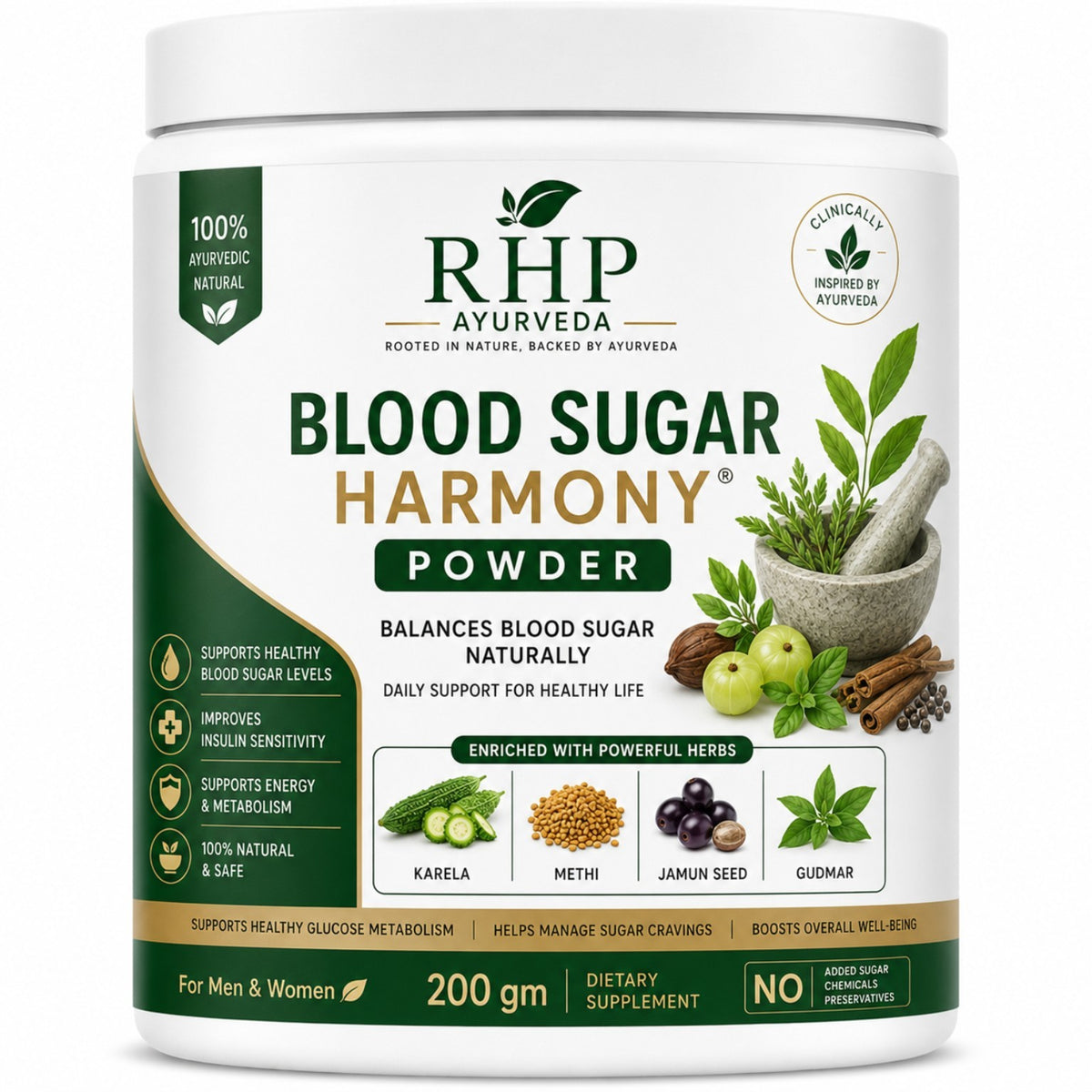 RHP DIABETES BLOOD SUGAR POWDER 60DAYS CHALLENGE